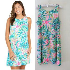 Lilly Pulitzer Kristen Cotton Swing Dress one in a Mellon Size S